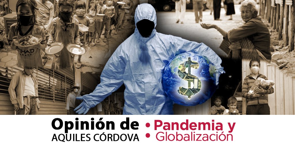 AquilesCordova's tweet photo. Buenos días. Te invito a leer mi #Opinión semanal: Pandemia y globalización. Texto completo en https://t.co/WqyHMD9MOo I 
@AntorchaOficial Antorcha Campesina Antorchistas #México #OpiniónDeAquilesCórdova https://t.co/d4dtOdpGO1