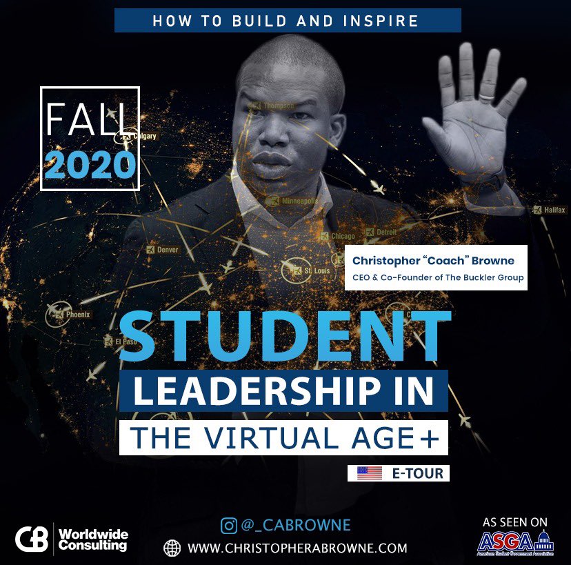 TheBucklerGroup's tweet photo. 🇺🇸🇺🇸Would you believe that Fall 2020 is over; and so is our Fall 2020 U.S. e-Tour.
We went from coast to coast on a TBG (The Buckler Group) delegation providing bespoke e-training to young leaders all over America about “Student Leadership In the Virtual Age +” it was fun🤗
#tbg https://t.co/UrD1dqYY98