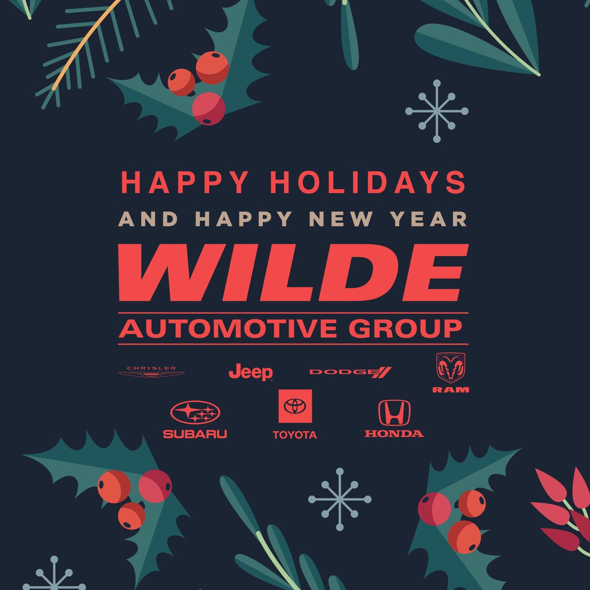 May your days be merry and bright. Happy holidays from our family to yours!