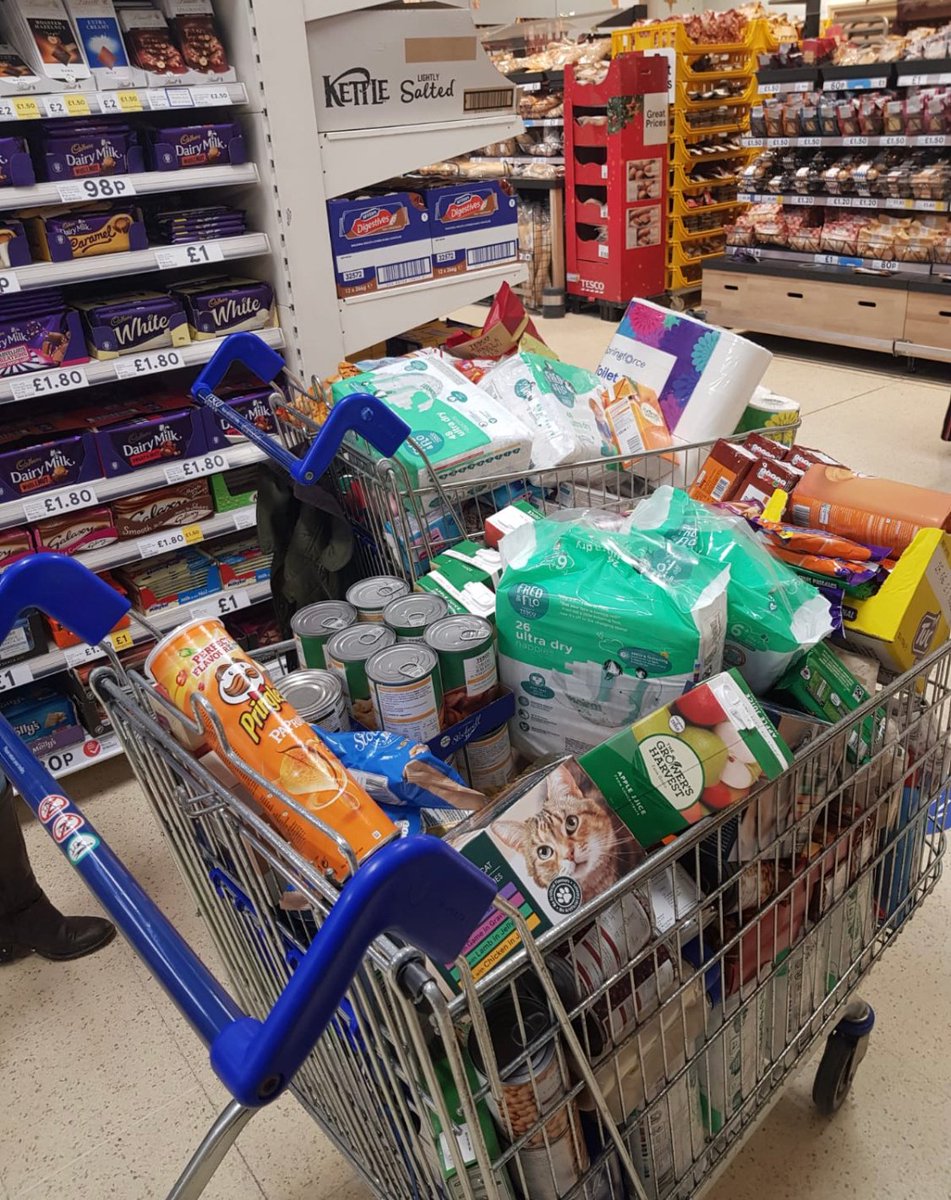 twenty7tec's tweet photo. This year we asked staff for donations towards a local food bank. We managed to donate a whopping 144kg of food. 
If you can do anything to help one near you then please do! #giveback #help #donations 
#charity #Twenty7tec #charitablegiving #foodbank https://t.co/xudvlGEt6o