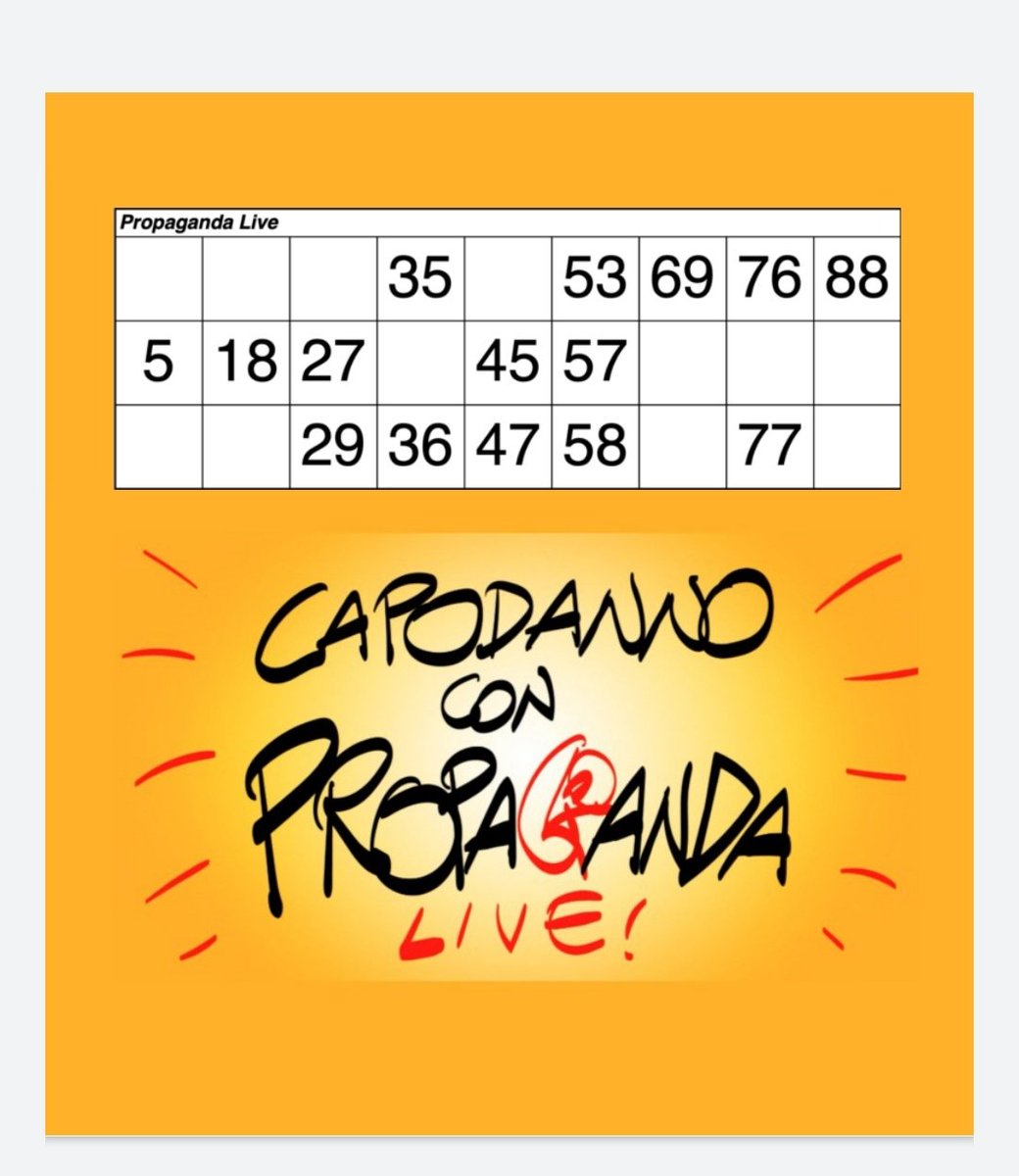 Stavolta lo sento, sono i numeri giusti 😂 #propagandalive e #propagandatombola