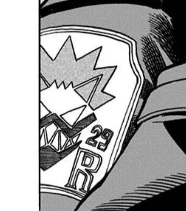 HE HAS A TINY HIM ON HIS JACKET IM LITERALLY GOING TO DIE 
