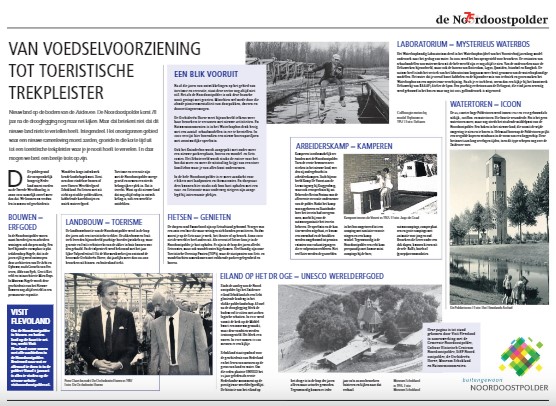 Van voedselvoorziening tot toeristische trekpleister. Lees ons artikel (blz 30-31) in de speciale 75 jaar bijlage van <a href="/DeNOP/">De Noordoostpolder</a>. 
issuu.com/ndcmediagroep/…