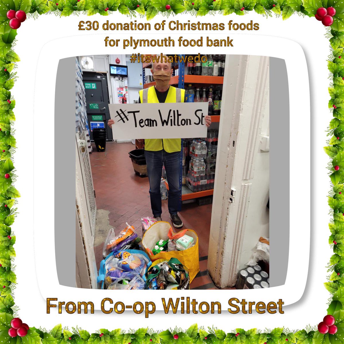 stokecoopzoe's tweet photo. #teamWiltonStreet

Co-op’s #LittleActsOfChristmasSpirit ✨

🎄EXTEA FOOD FOR PLYMOUTH FOOD BANK!! 

#community #ItsWhatWeDo #plymouth #foodbank #coopradio @coopuk @plymouthfb https://t.co/ZjfpJOZvZW