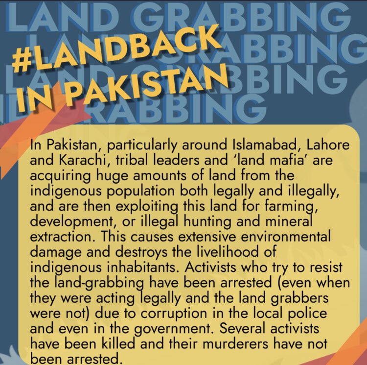 fff_digital's tweet photo. ⚠️#LANDBACK WEEK 3 ⚠️
Join us for our third week of fighting against land grabbing in the #OkavangoDelta and #Pakistan. 

As always, you can join our #DigitalStrike on Friday to demand #Landback and #ClimateJusticeisRacialJustice, but stay tuned for more digital actions‼️ https://t.co/rV3GAFlW2b