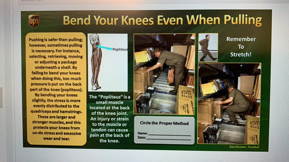 Augusta reminds everyone to bend your knees, even when pulling! Let’s finish strong and work safe so we can enjoy the holidays with our family! #safetyfirst #finishstrongandsafe