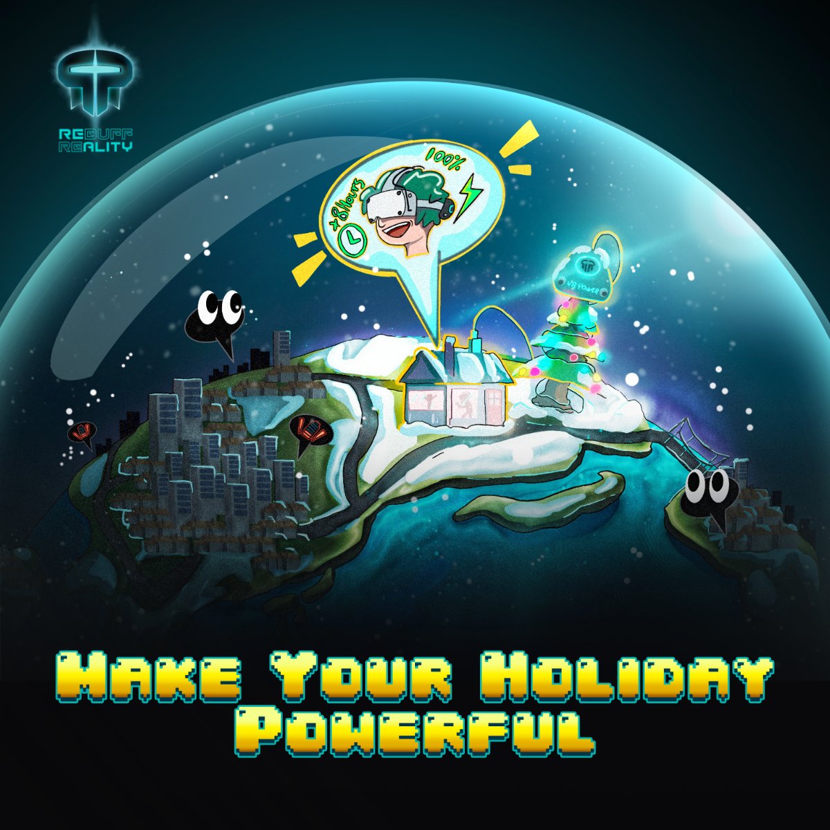 RebuffReality's tweet photo. The best holiday ever is playing VR games non-stop! VR Power gives you additional 8+ hours of playtime, get one for your holiday gift 🎁 : https://t.co/xMyUWpYftb
#VRPower #RebuffReality #OculusQuest2 #OculusQuest #HappyHolidays https://t.co/POt3Hm8PGL