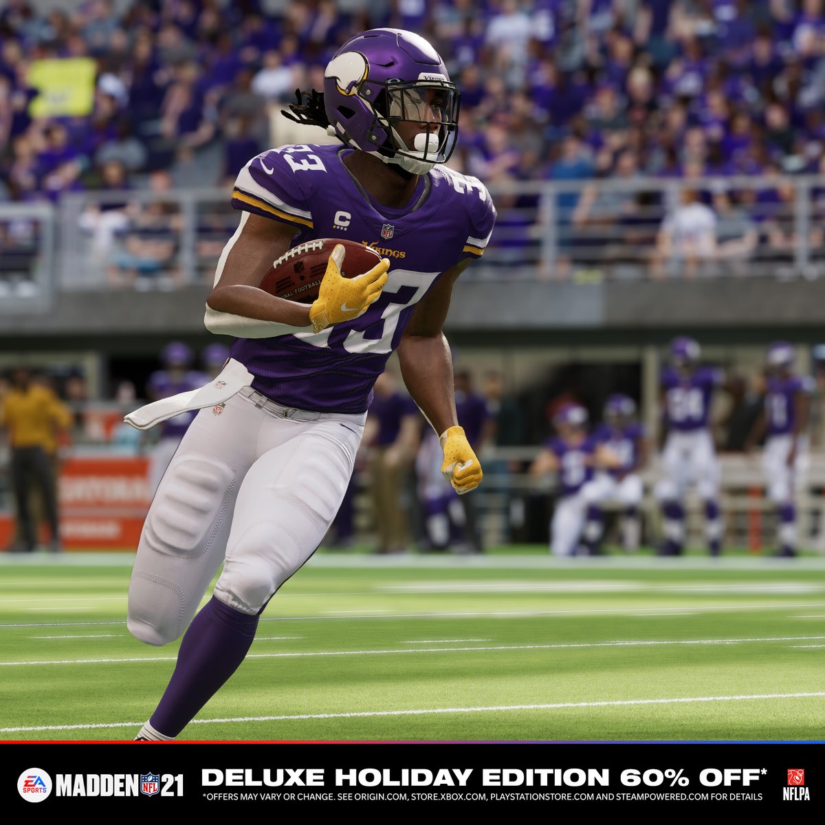 Vikings's tweet photo. ‘Tis the season to play #Madden21

🎮: https://t.co/5Yx9AAWcvj https://t.co/Ik9fgzrLLb