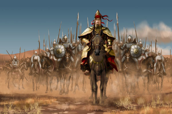 The most formidable war of Skandagupta in his reign was against the Huns.The Huns began invading India around 455 CE. A problem that did not exist during the reign of Chandragupta or Kumaragupta had now raised its ugly head. In the mid-fifth century, Skandagupta remarkably