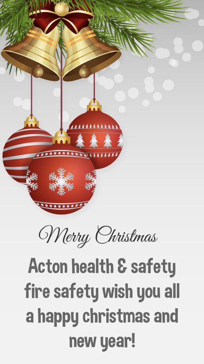 ActonSafety's tweet photo. Merry Christmas from everyone at Acton Health &amp; Safety! 

Stay safe over Christmas and get ready for 2021! ⛄️🎄🎅🏼 #MerryChristmas2020 #HappyNewYear #actonhealthandsafety https://t.co/i4NuvLOCSi