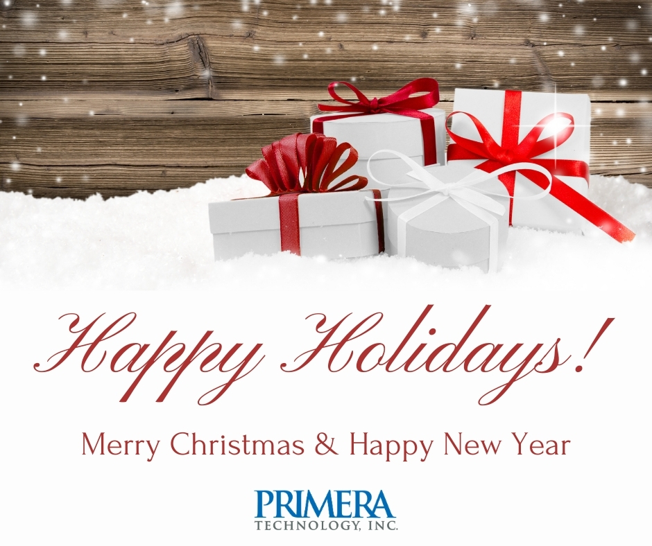 PrimeraLabel's tweet photo. Season's Greetings from Primera. We wanted to thank all of our customers for your business and support. Warmest Greetings &amp; Best Wishes for the New Year! https://t.co/FSCBN05cDx