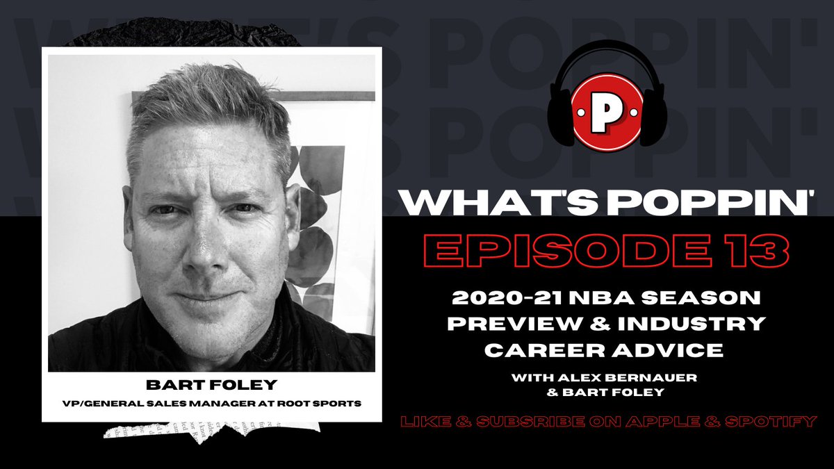ThePop_Network's tweet photo. NEW EPISODE! 🎙️

NBA season preview with @AL_Bernz33:
◾️ Sleeper 76ers?
◾️ Who can beat the Lakers?

PLUS the VP/General Sales Manager at ROOT SPORTS, Bart Foley:
◾️ Career advice 
◾️ Seattle sports stories

Apple: https://t.co/2ae7yhf2r7
Spotify: https://t.co/nhukITPP3E https://t.co/shqRiyzsCc