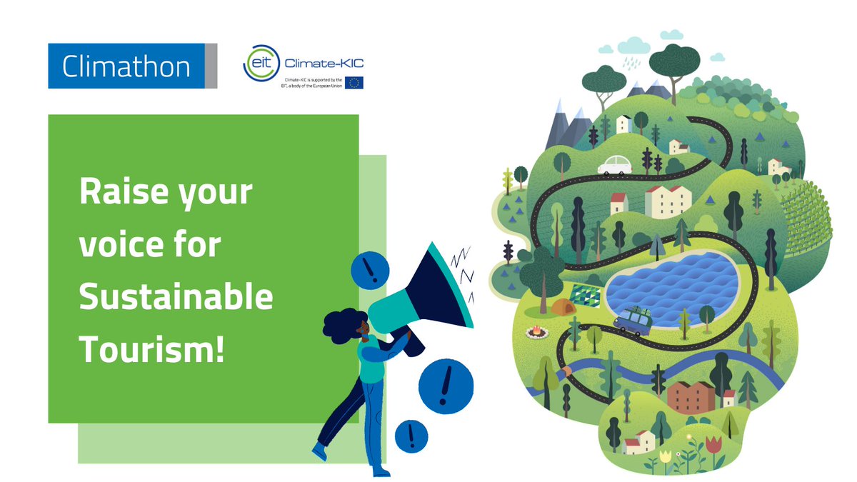 Are you involved in a project that implements #smarttourism or #greentravel? Record a short video with your project at climathon@climate-kic.org before Dec. 31st. We'll plant a tree for each video and share it at #ClimathonAwards. Be part of a global event!