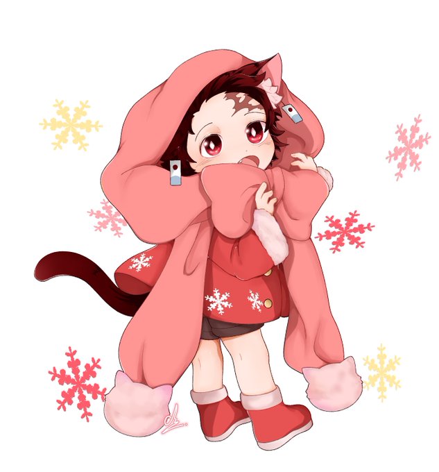 クレン🍡さんがTwitterに投稿した竈門炭治郎(鬼滅の刃)のイラスト。