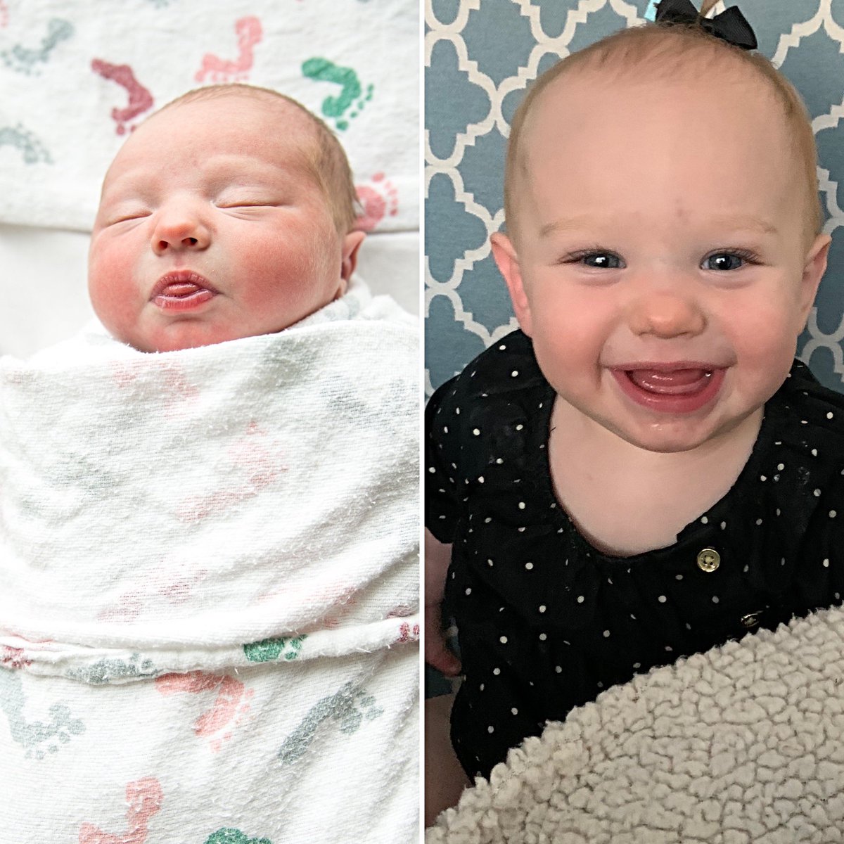 KelciLynnGat's tweet photo. My daughter turns 1 tomorrow.... 😭 https://t.co/9kmcrVvrjN