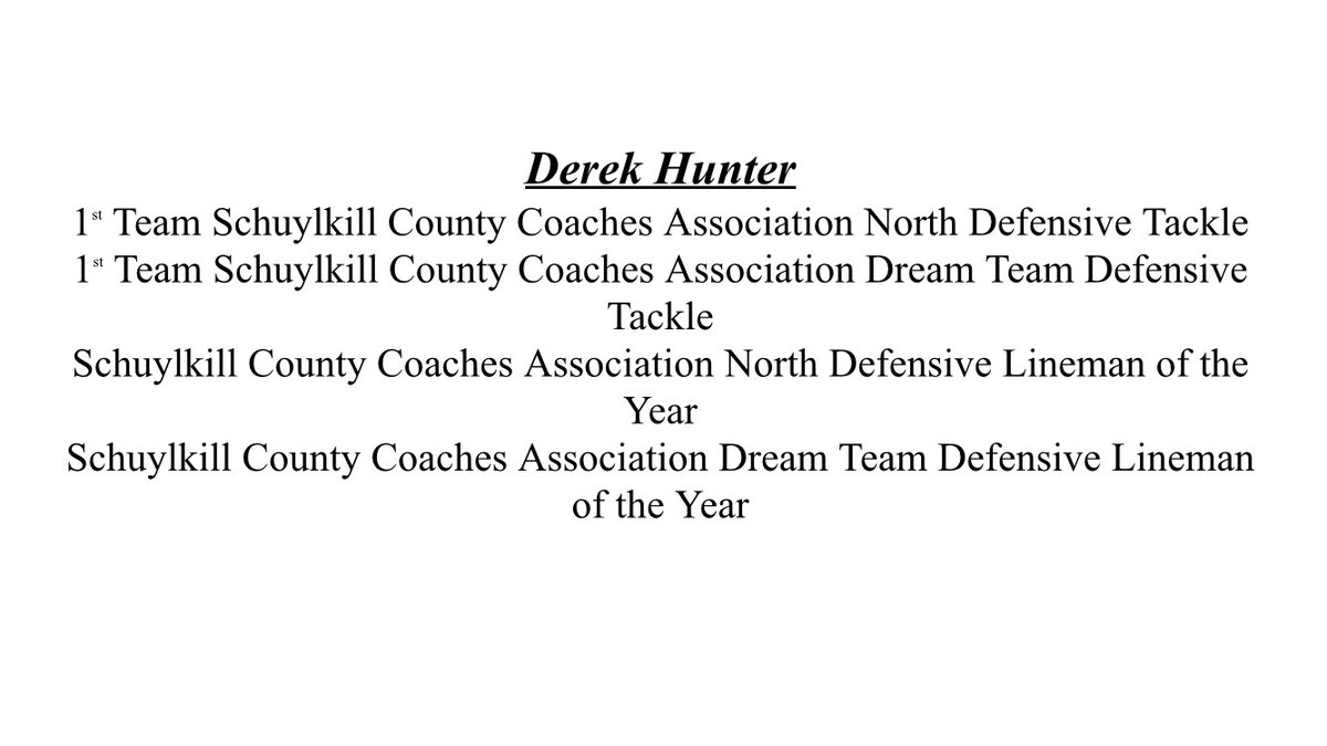 Congratulations to the following football players for their All- Star team Recognitions:
Chris Strika
Chris Condly
Ian Hubbard
Travis Benson
Bryson Heydt 
Cameron Tinajero
Derryl Fisher
Bryan Bowan
AJ Bailor
Derek Hunter
More to follow.