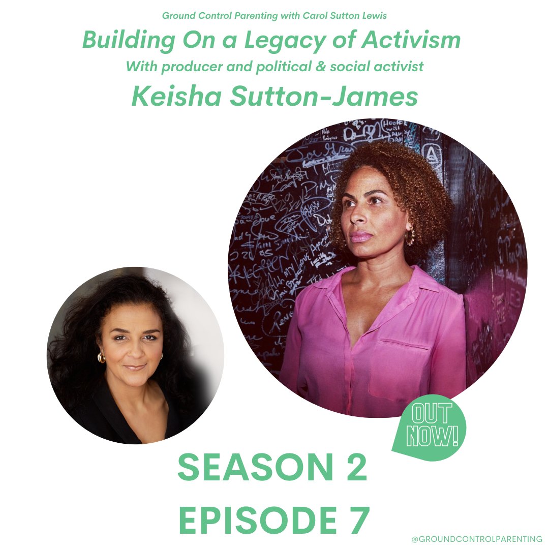 GndCtrlParentg's tweet photo. It's a family affair on #GCPPodcast! In S2Ep7: Building On a Legacy of Activism, I talk with my cousin @ksuttonjames who is a producer and political & social activist. Keisha shares tips on talking with our kids about history, current events, religion & spirituality! Listen now! https://t.co/UePgo1iQnm