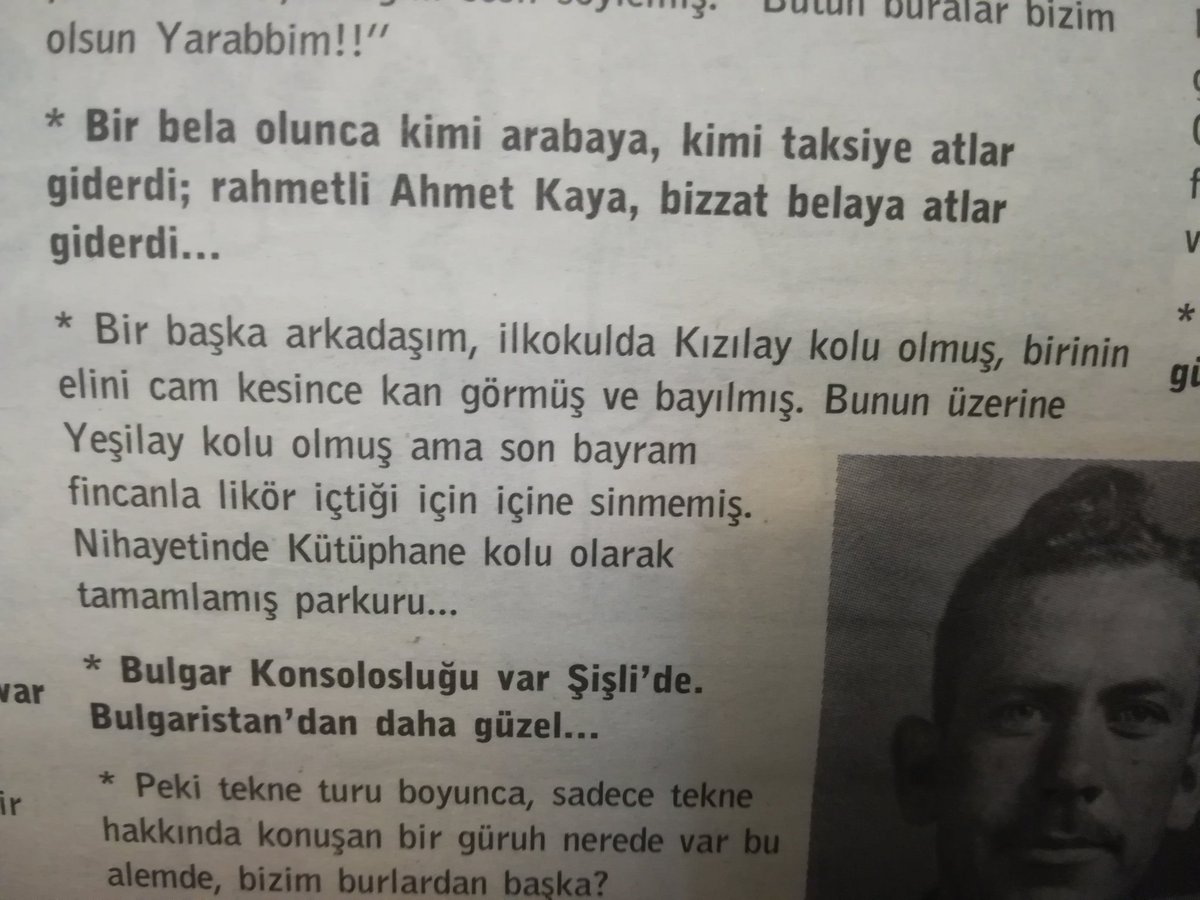 Geçen haftaki Bebek Kafası'ndan :)