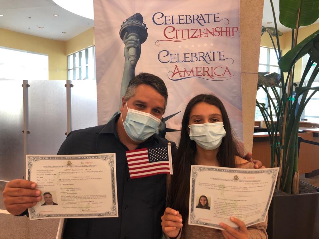 2020 inclusivity became a specially wonderful reality in this my new country. In Feb it accepted me as a naturalized citizen, later in Nov allowed me to democratically cast a vote, and closed the loop as my daughter took her oath, even during the pandemic rocking our world.