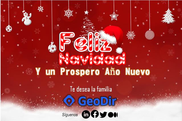Inkamaps's tweet photo. 🎄🎄Feliz Navidad y Prospero Año Nuevo 2021🍾🎁
Agradecemos a todos nuestros #aliados, contactos, y por supuesto a nuestro equipo #Geodir que viene trabajando día a día para dar un buen servicio a nuestros clientes.

Nuestros mejores deseos❤️
#Navidad #Familia #Salud https://t.co/QiknIGssPn