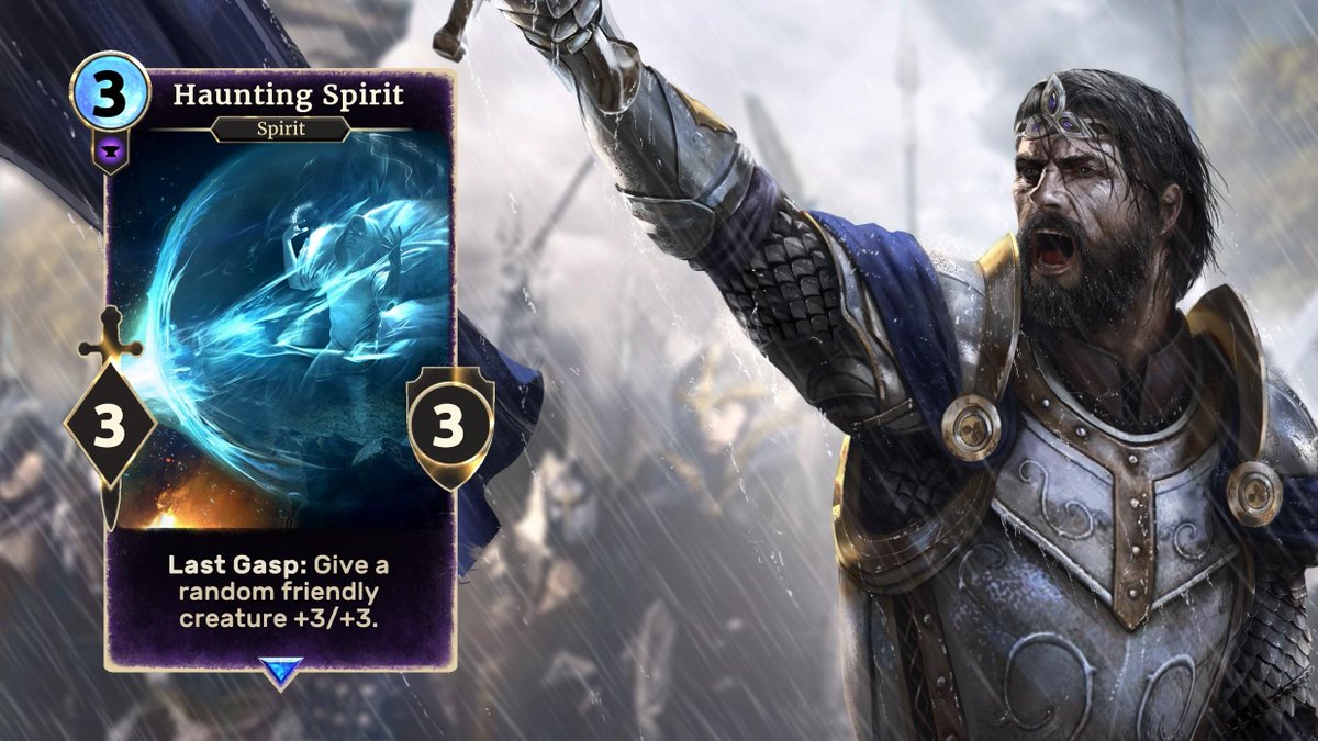 TESLegends's tweet photo. Earn premium, alt-art versions of the powerful Haunting Spirit in this month’s #TESLegends Grand Melee! Play the event for 72 hours starting Friday at 12pm ET.

More info: https://t.co/u2L9kmVJ8V https://t.co/7nGJ4EXoPU