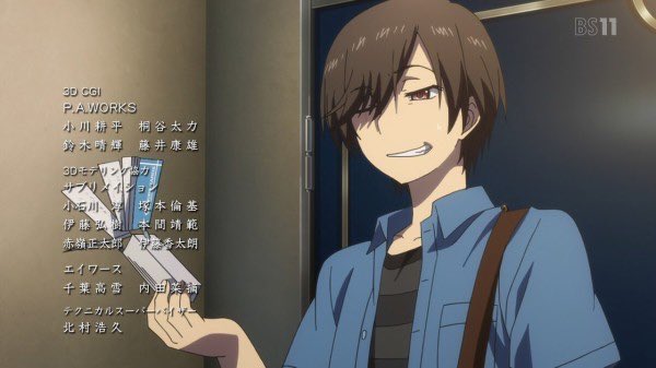 友利奈緒の単語帳は大切にね👍 #Charlotte #シャーロット