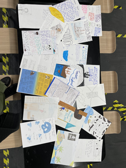 bmat_reading's tweet photo. Before we closed off the term, BMA ran a poster competition for its KS3 students. Led by Teresa Keane, the children created artistic renderings of the novels they are reading alongside their teachers. Needless to say, judging was difficult! #TreasureIsland #TheSubtleKnife #DEAR https://t.co/mUX9iVZfT2