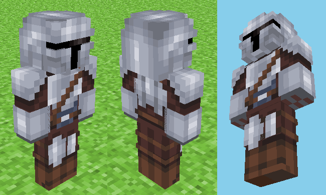Shiriaru Kita I Made A Mando Minecraft Skin From The Mandalorian Starwars Themandalorian