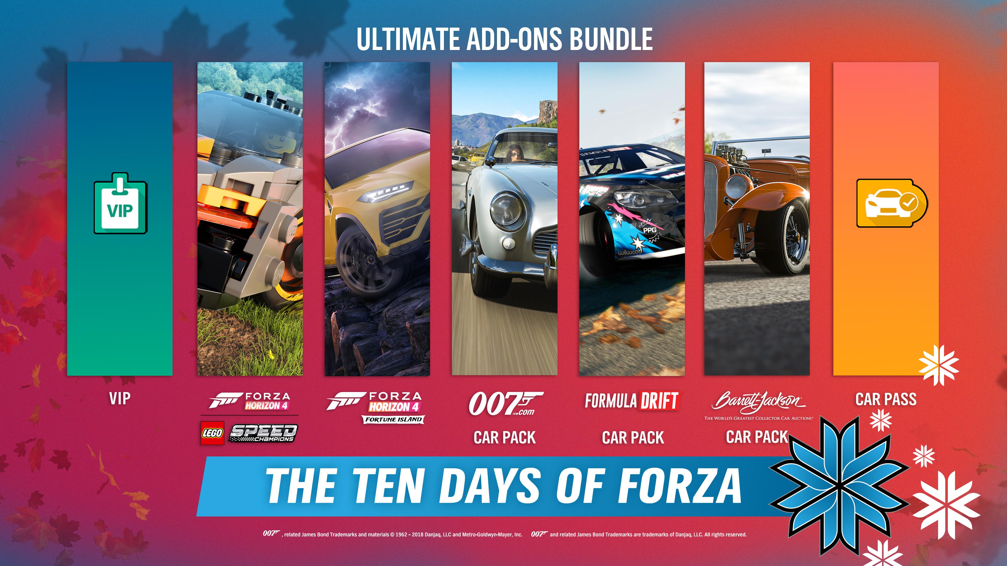 Forza Horizon 4 and Ultimate Add-Ons Bundle Now Available