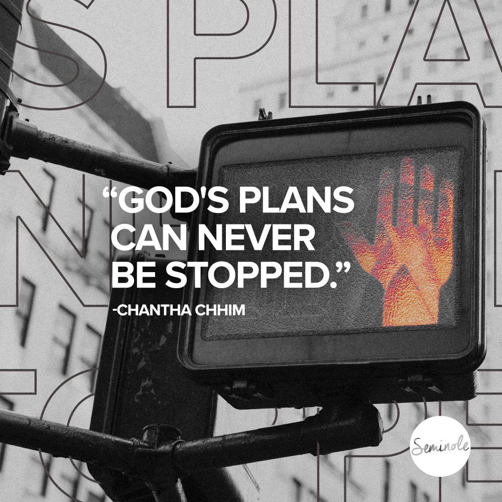 “God’s plans can never be stopped.” From Sunday 12/20/2020 message at <a href="/SeminoleBaptist/">Seminole Baptist</a> 
▫️Jeremiah 29:11
▫️Proverbs 16:9
▫️Genesis 50:20
▫️Romans 8:26-28