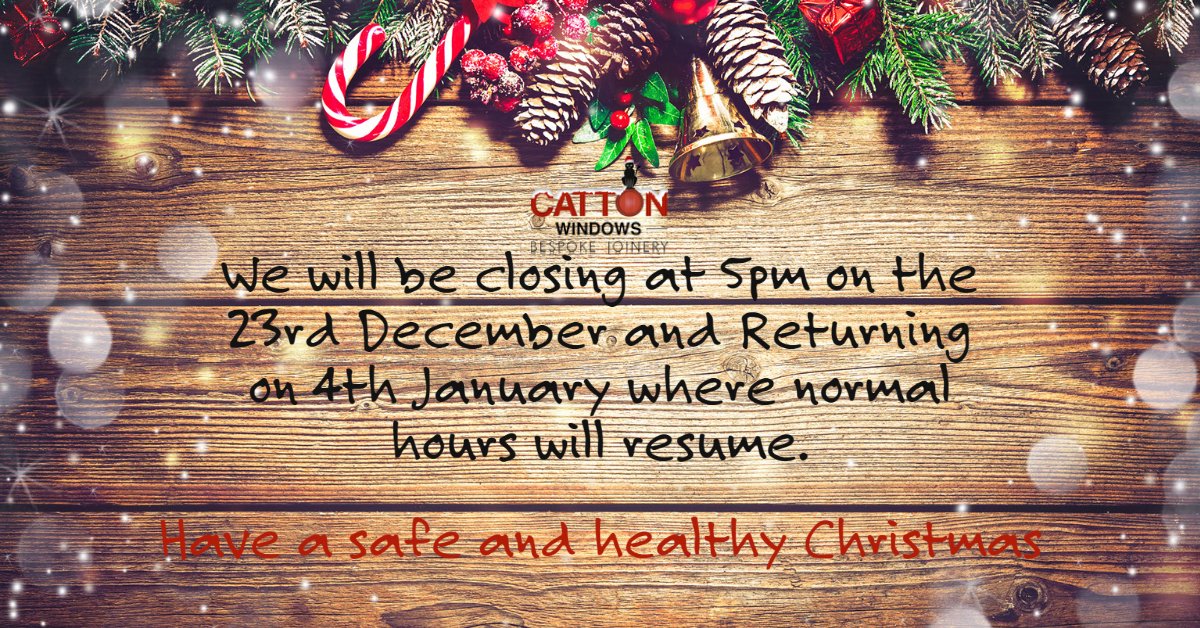 We will be closing today for our Christmas Break. We hope everyone has a safe and healthy Christmas and will see you in the new year! #christmas #break #merrychristmas #joinery #bespoke #Norwich #letitsnow