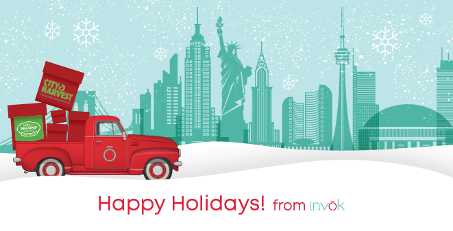 Happy Holidays from Invok Brands! This year, we are proud to support City Harvest and Second Harvest on behalf of our staff, clients, and friends.