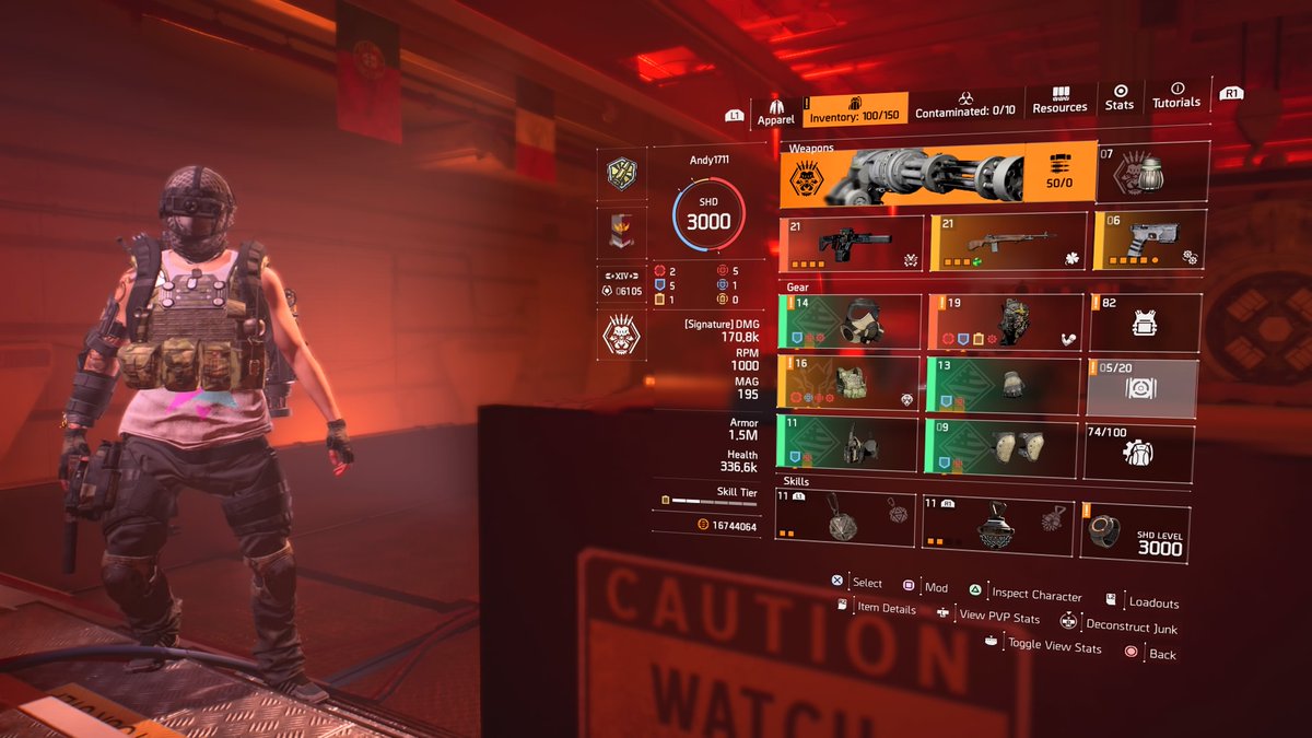andrewellis1980's tweet photo. Can I get to 4k before I go back to work?!?! #thedivision2 @division_uk #divisionuk #DUK #PS4share https://t.co/cQBZNmb45c