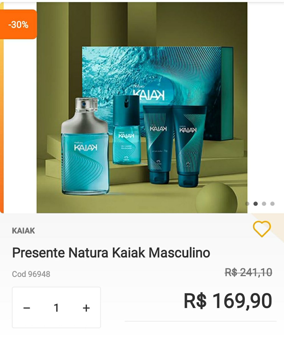 RafaTopStore1's tweet image. PRESENTE NATURA KAIAK MASCULINO
Faça o seu pedido no meu espaço Digital Natura e receba no conforto de sua casa.
Compre aqui 👉 bit.ly/ConsultorRafat…
Consultor Natura Digital | 81.3449-4580