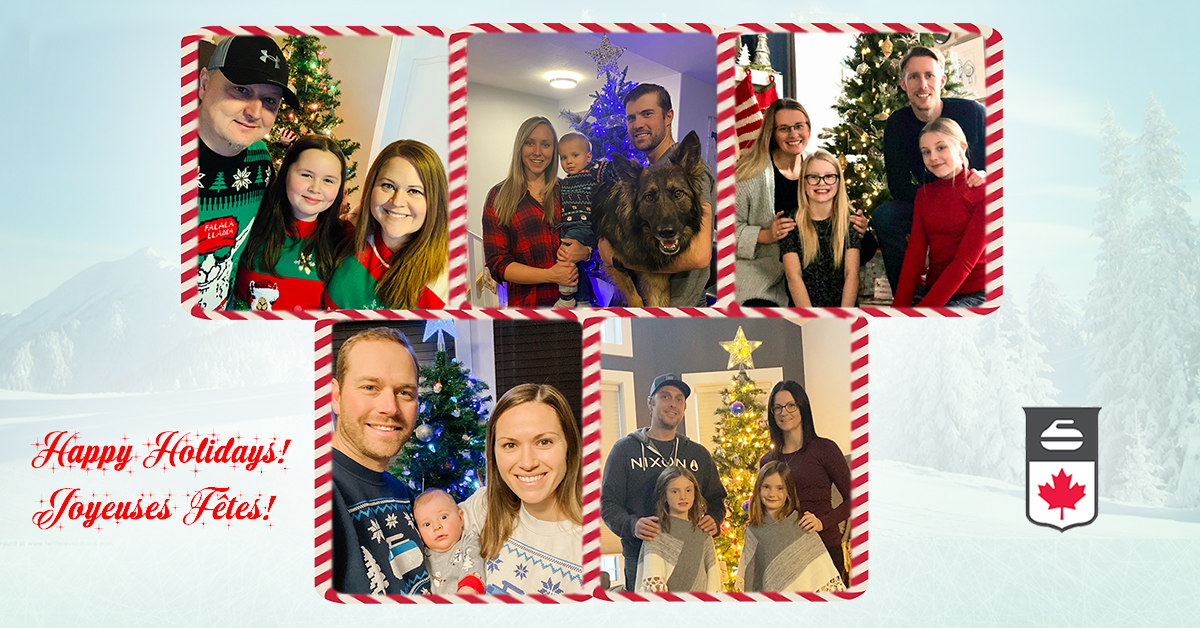 In what’s been a challenging year for all, we find strength and support in our loved ones and families. We and our curling athletes wish you good health and a wondrous holiday season and New Year! #happyholidays