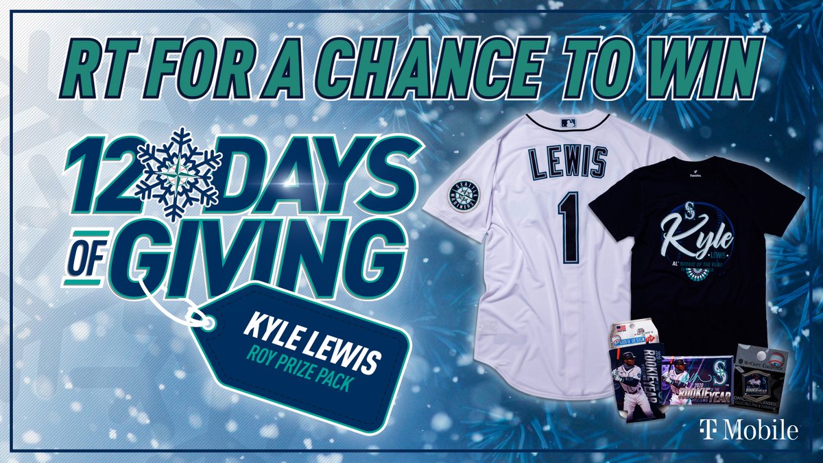 🎁 RT TO WIN 🎁 

Go ahead and hit that retweet button for a chance to win a @KLew_5 ROY Prize Pack from the <a href="/MarinersStore/">Mariners Team Store</a>! #12DaysOfGiving

Rules: No purch. nec. Enter by 11:59 pm PT on 12/28/2020. atmlb.com/3oSqQKc