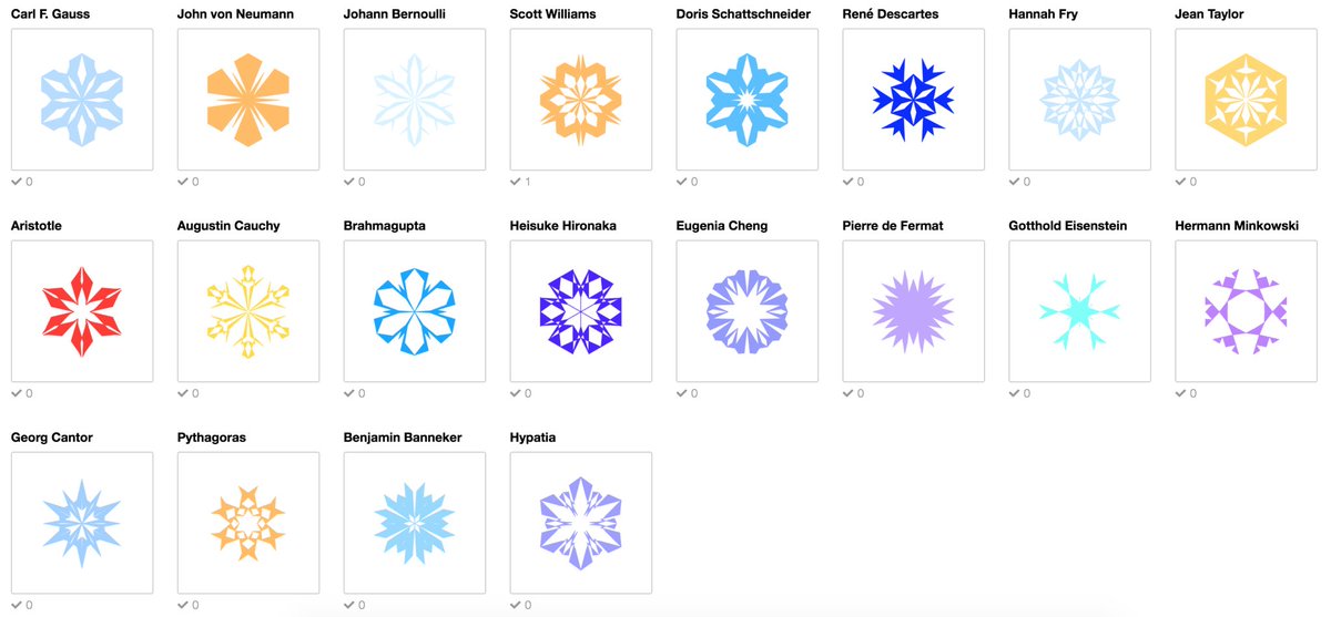Ms_Miller_Math's tweet image. Some snowflake fun on @Desmos before winter break!