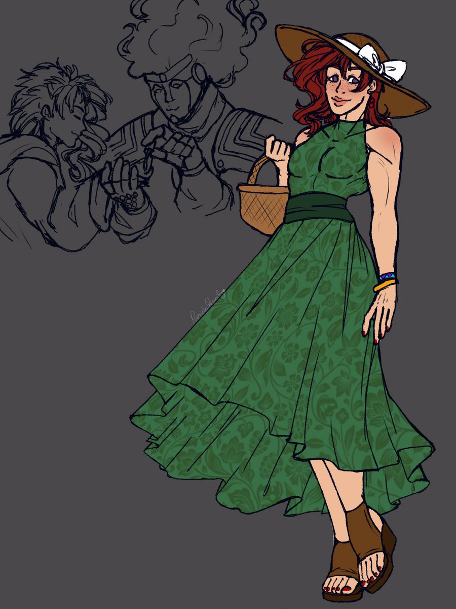 CreamPopsonify's tweet photo. Some old Kakyoin doodles, I’m rather proud of Umbran Kak! https://t.co/N636utP4Z8