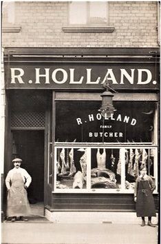 During the Second World War, butchers over the age of 35 were classed as a reserved occupation, meaning they were exempt from military service.