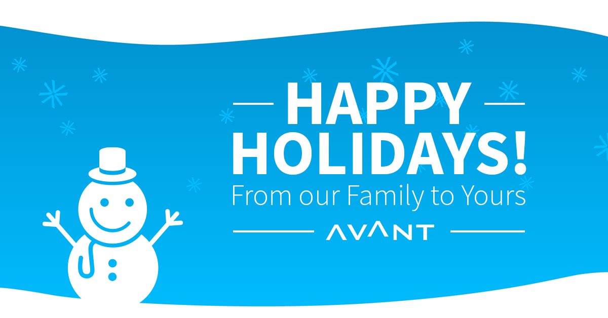 Avant_CCC's tweet photo. ☃️ We want to wish everyone a 😃 and healthy 🎊 season. Here’s to moving ⏩ in the new year!
#MOVEwithAVANT https://t.co/CYR011ai3L