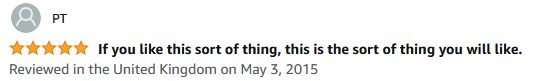 It's hard to find good reviews for books on tautologies.