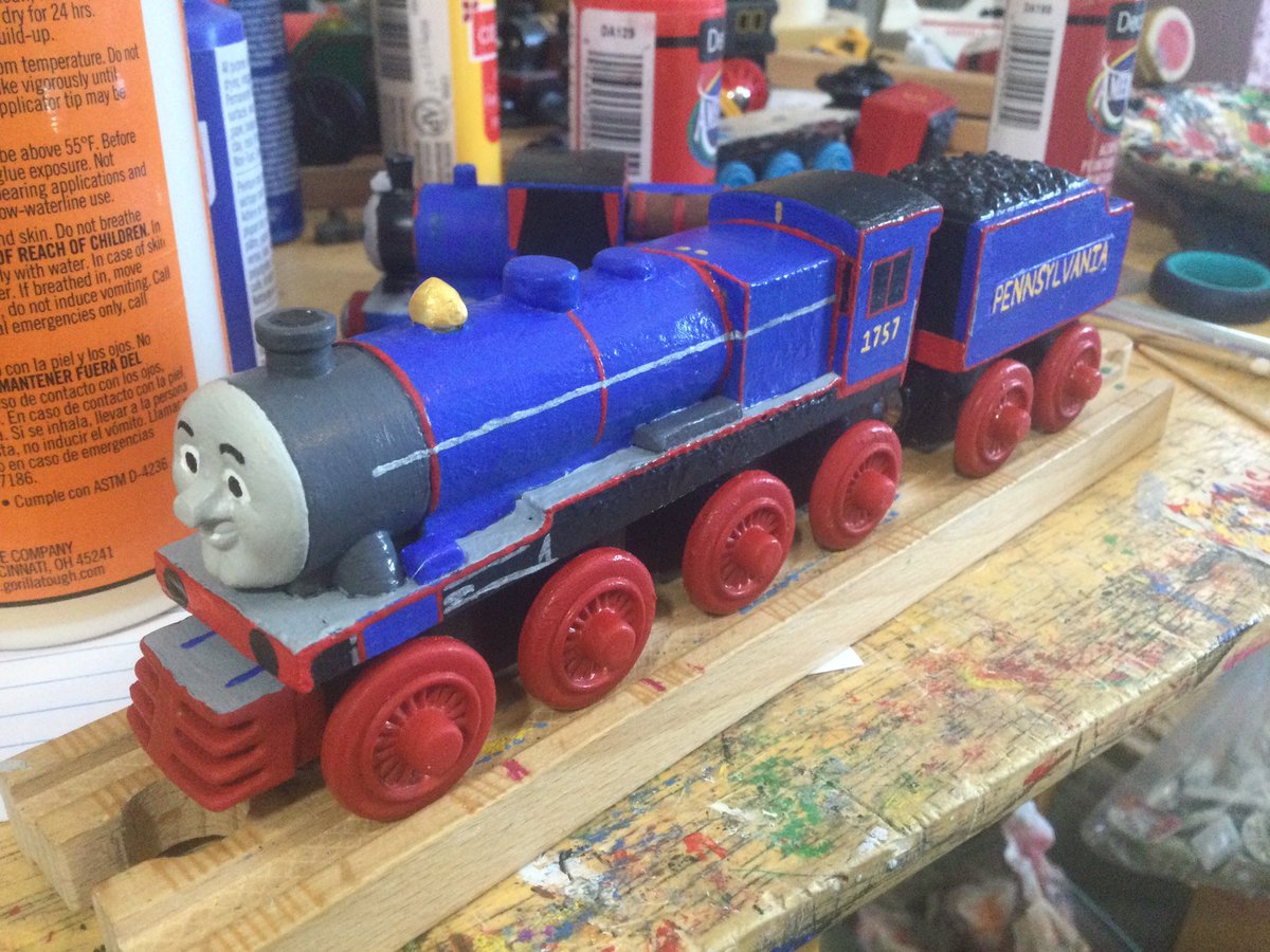 CloudtheLoud48's tweet photo. Might change the Pennsylvania in the future. As for the number, it’s a reference to 1737, the prototype K4 and the 57 is from his story in the “My Thomas Story Library” being the 57th entry. #LoudCustoms https://t.co/ASj42zwFVB