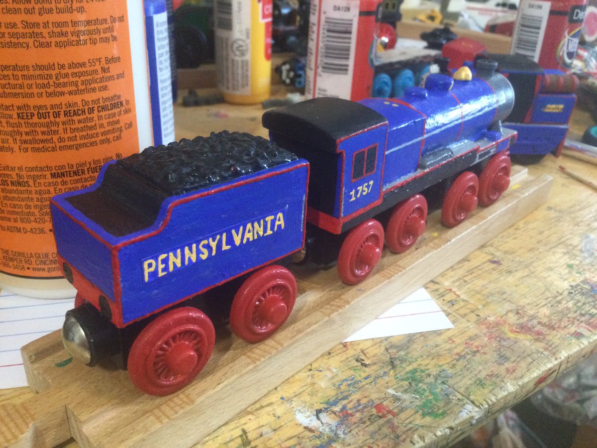 CloudtheLoud48's tweet photo. Might change the Pennsylvania in the future. As for the number, it’s a reference to 1737, the prototype K4 and the 57 is from his story in the “My Thomas Story Library” being the 57th entry. #LoudCustoms https://t.co/ASj42zwFVB