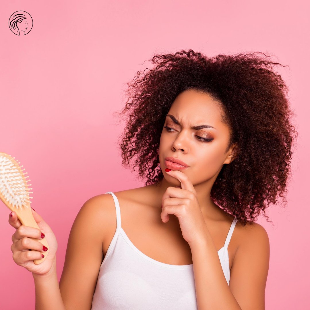 Hair loss is a common symptom of #thyroid disorders.

#thyforlife is a free #thyroidtracking app on the Google Play Store, download today 🦋