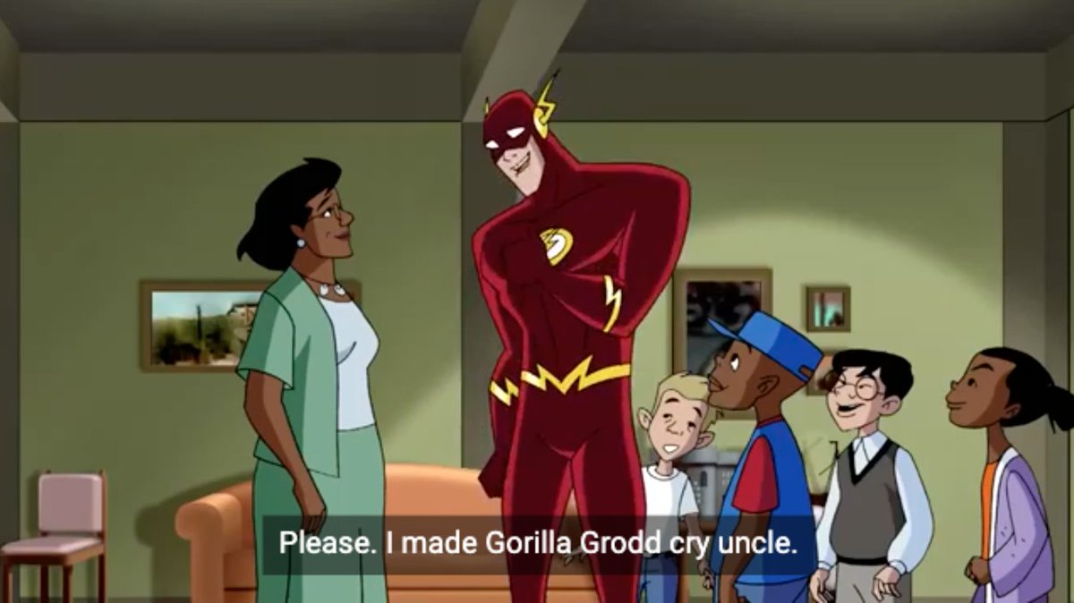 the only thing that Flash can’t outrun...... is the invisible hand of the free market