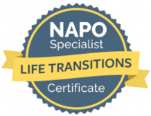 HLDecluttered's tweet photo. Just earned my Life Transitions Specialist Certificate from NAPO. 😄 #organizing #professionalorganizer https://t.co/jmgotqXOFk