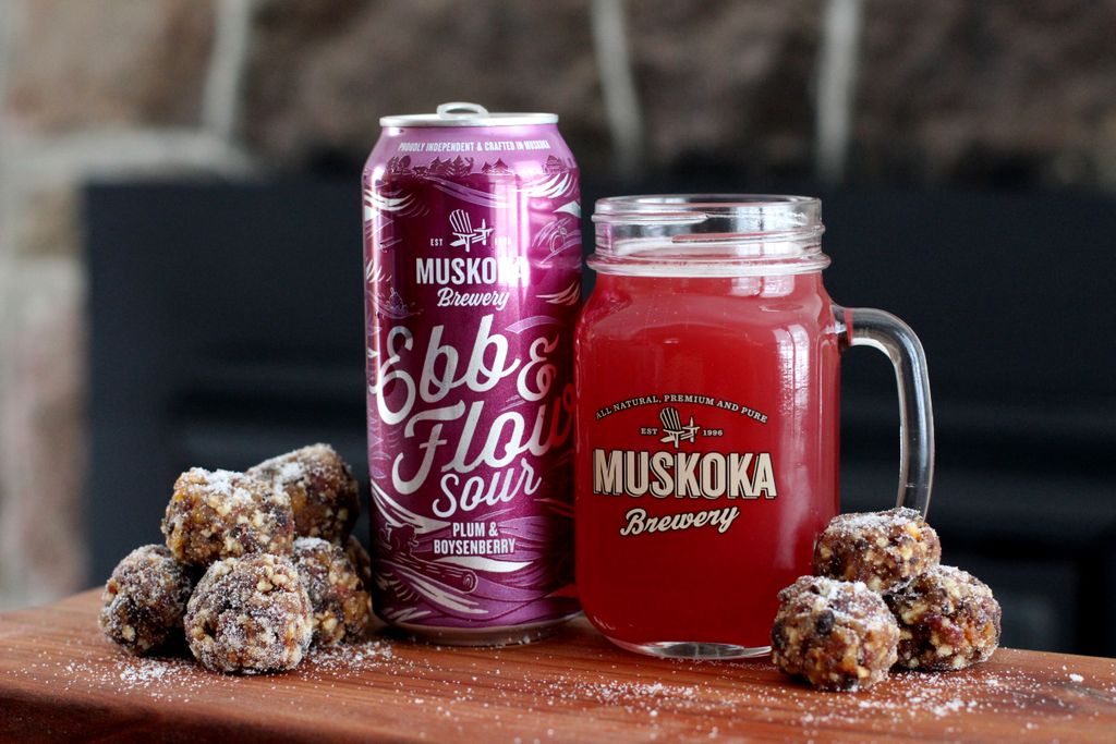 MuskokaBrewery's tweet photo. Dreaming of sugar plums to pair with this plum and boysenberry sour. #EbbNFlow #VentureOffTheBeatenPath https://t.co/cCHpx3643I