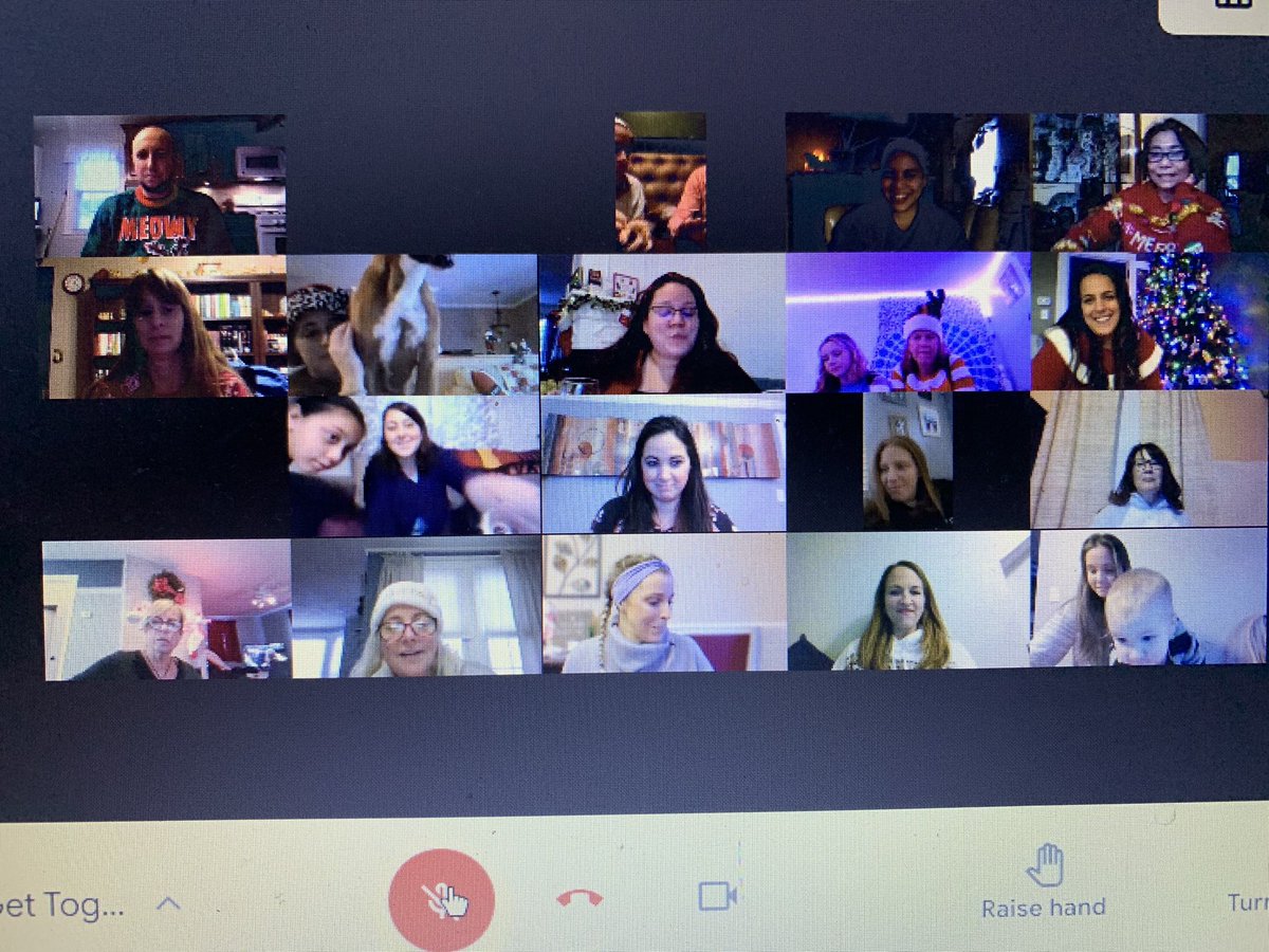 When you have to have a Christmas party virtually. Love these guys!!! Merry Christmas! @Baldwin_School @PSD_Sup