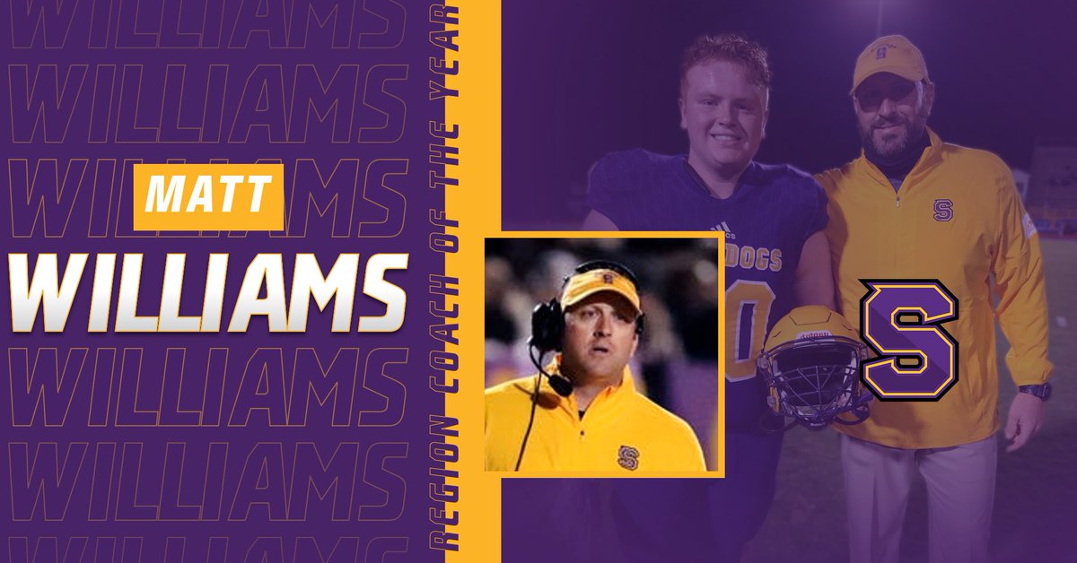 smyrnafootball's tweet image. Congrats to Coach Matt Williams on being selected the Region Coach of the Year.
#BDP🟪🟨 @SmyrnaBulldog @smyrnaathletics