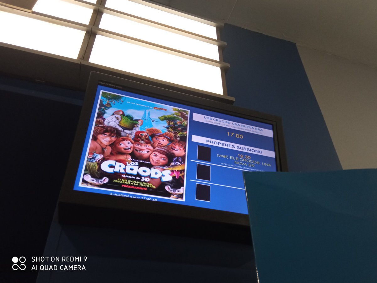 sailorcosmos17's tweet photo. Acabo de veure #ElsCroodsUnaNovaEra en #Català al @Cinesa #cinesadiagonalmar
@cat_cine @Animacio_Catala @DoblatgeCatala https://t.co/41kjxAtGMj